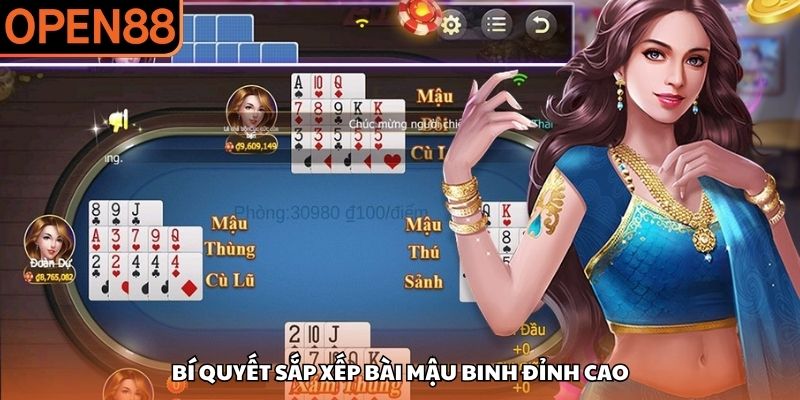 Bí quyết sắp xếp bài Mậu Binh đỉnh cao Mậu Binh online