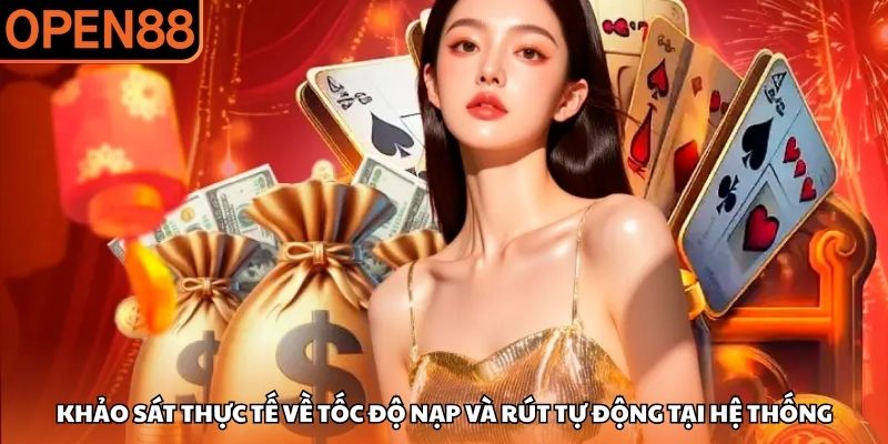 Khảo sát thực tế về tốc độ nạp và rút tự động tại hệ thống OPEN88 rút tiền bao lâu