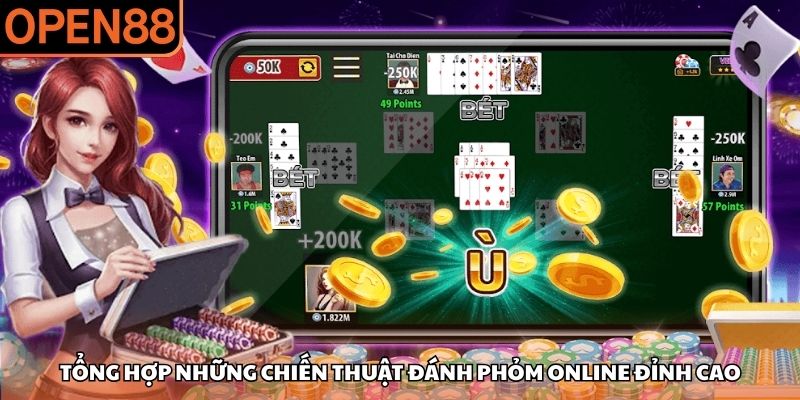 Tổng hợp những chiến thuật đánh phỏm online đỉnh cao phỏm online